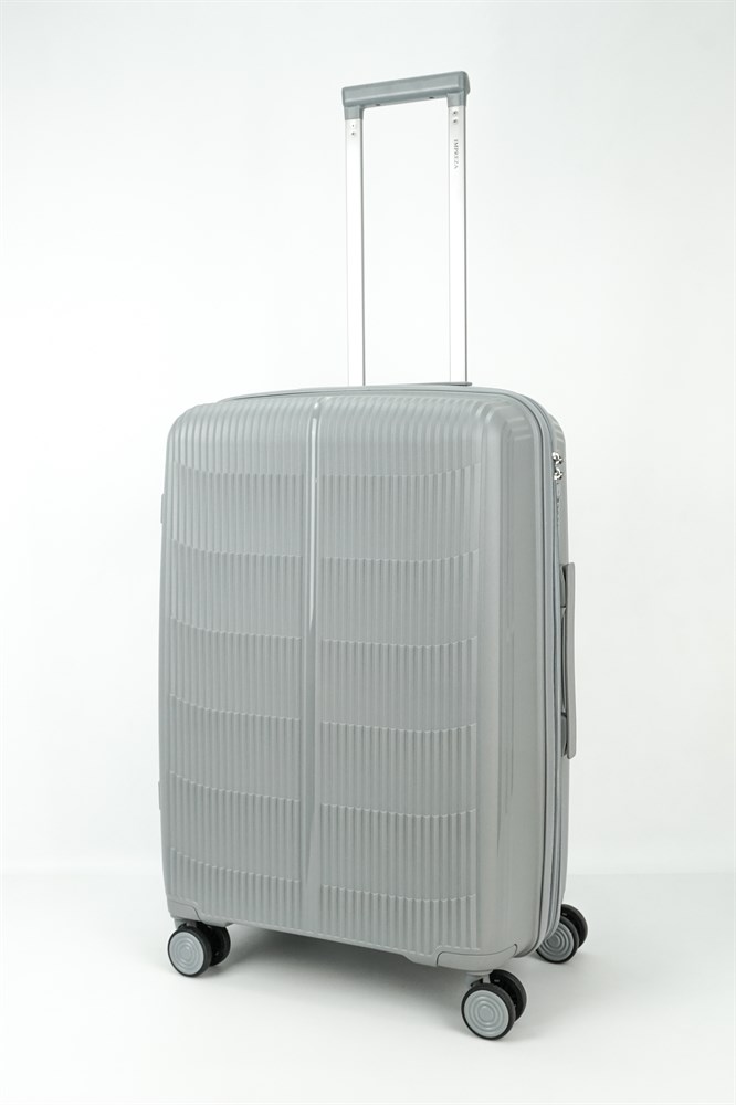 

Чемодан унисекс Sweetbags Shield светло-серый, 65x44x27 см, Shield