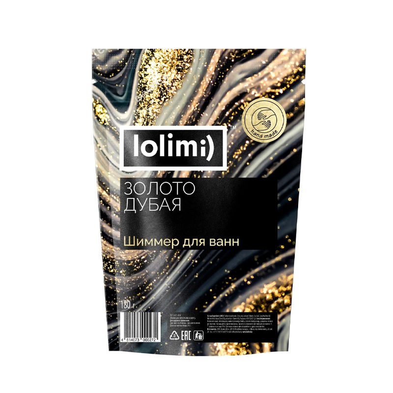 

Шиммер для ванн lolimi) Золото Дубая 180 г
