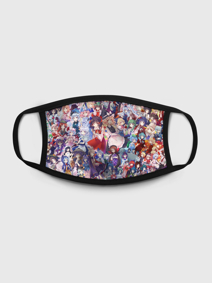 

Многоразовая маска унисекс Burnettie Touhou, Разноцветный, Touhou