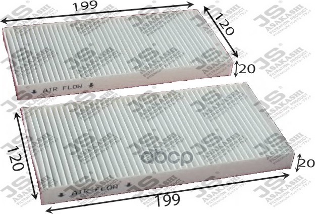 

Фильтр салона [к-кт] JS ASAKASHI AC11001SET, AC11001SET