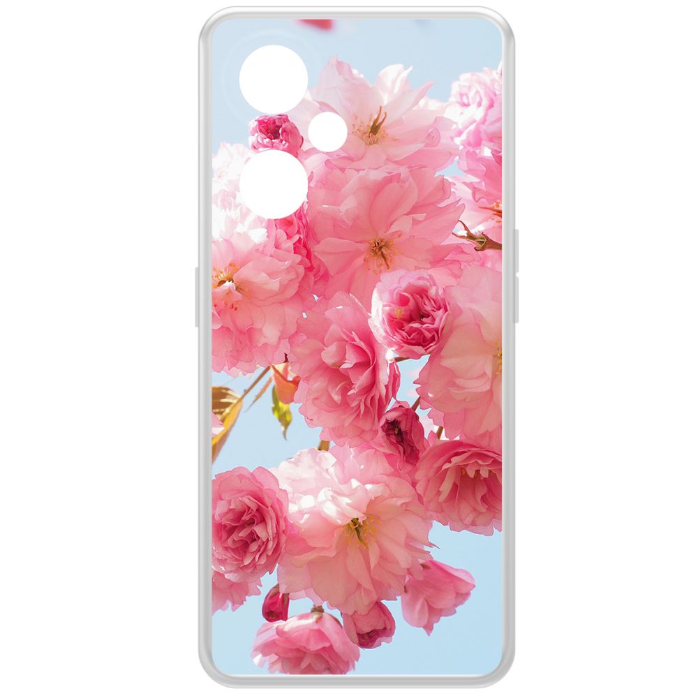 

Чехол-накладка Krutoff Clear Case Сакура для OnePlus Nord CE 3 Lite, Прозрачный