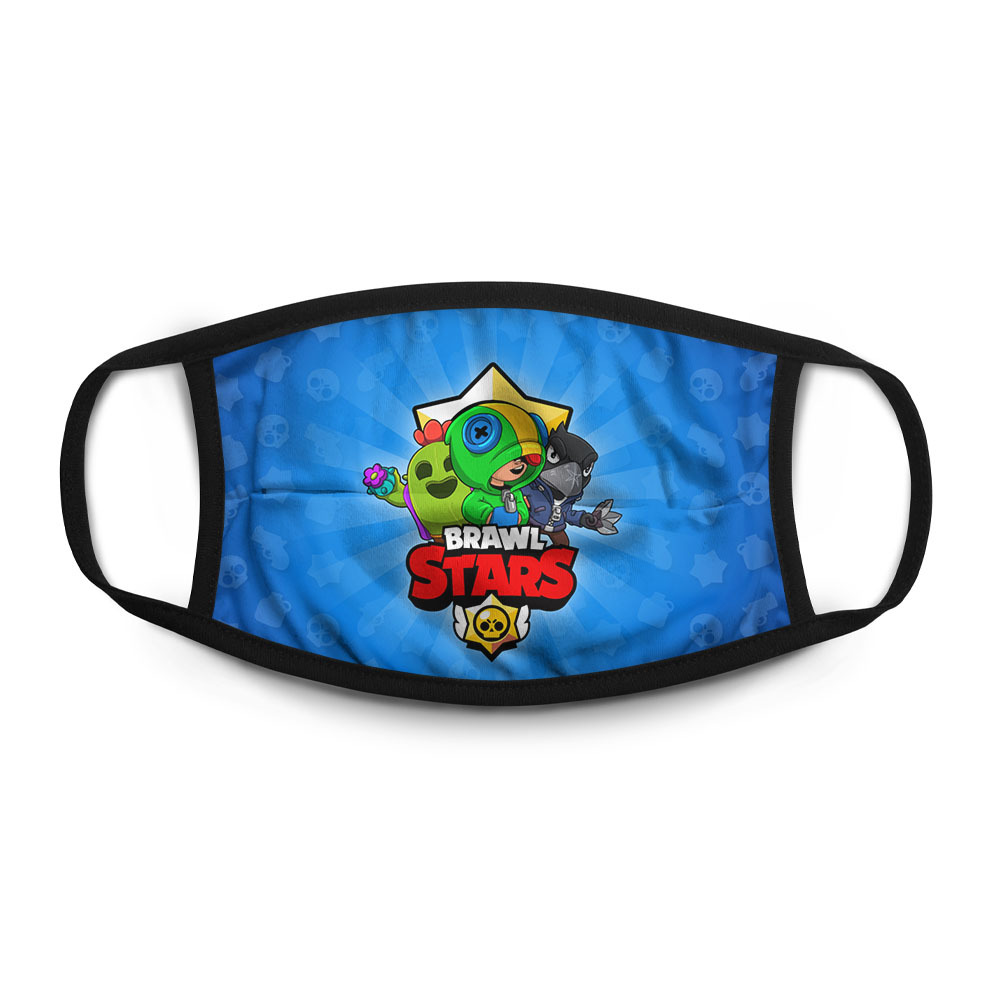 

Многоразовая маска унисекс Burnettie Brawl Stars, Разноцветный, Brawl Stars