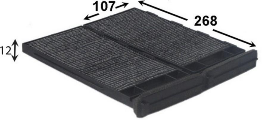 

Фильтр салона JS ASAKASHI AC203CSET, AC203CSET