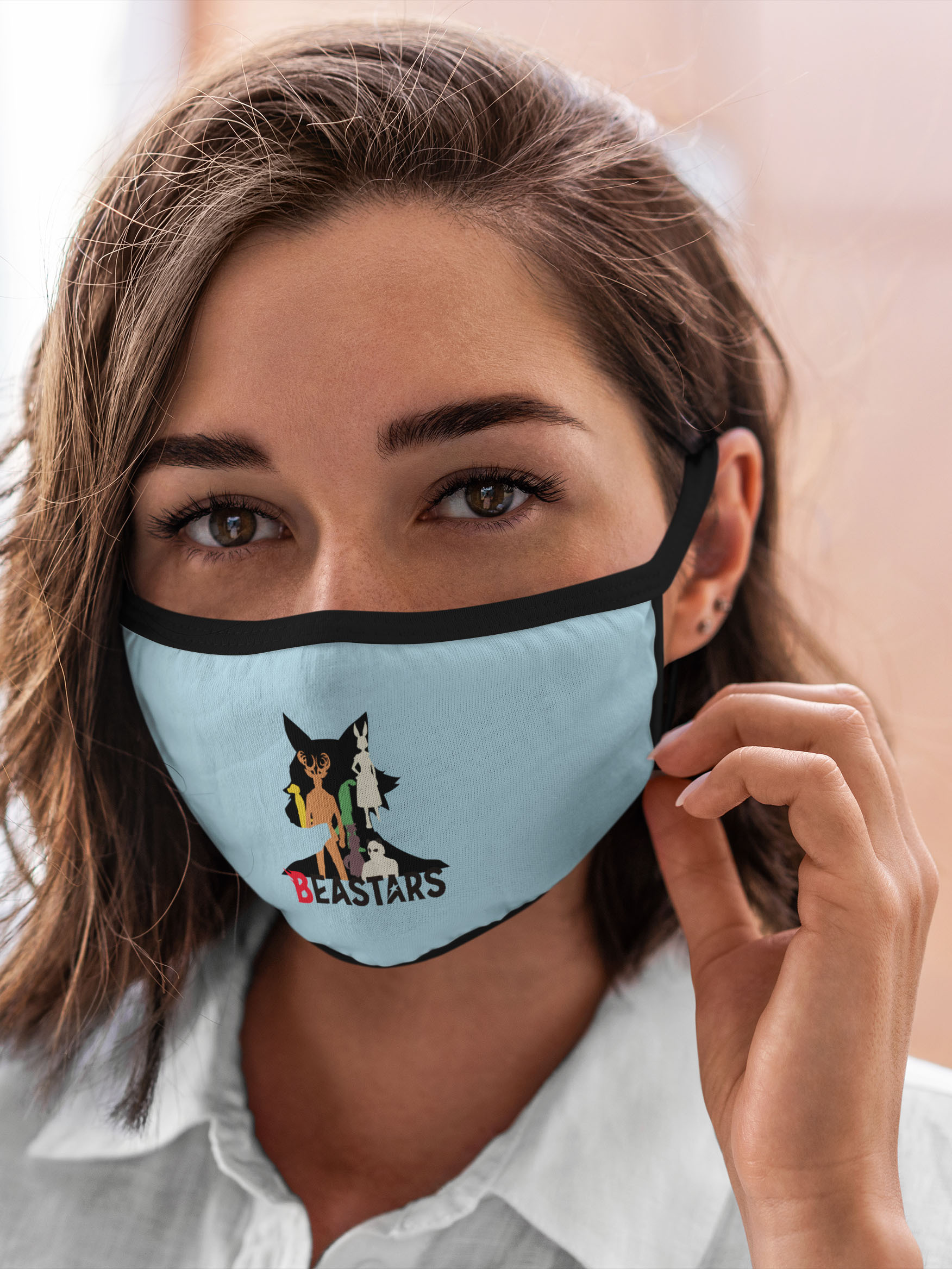 

Многоразовая маска унисекс Burnettie Beastars All, Разноцветный, Beastars All