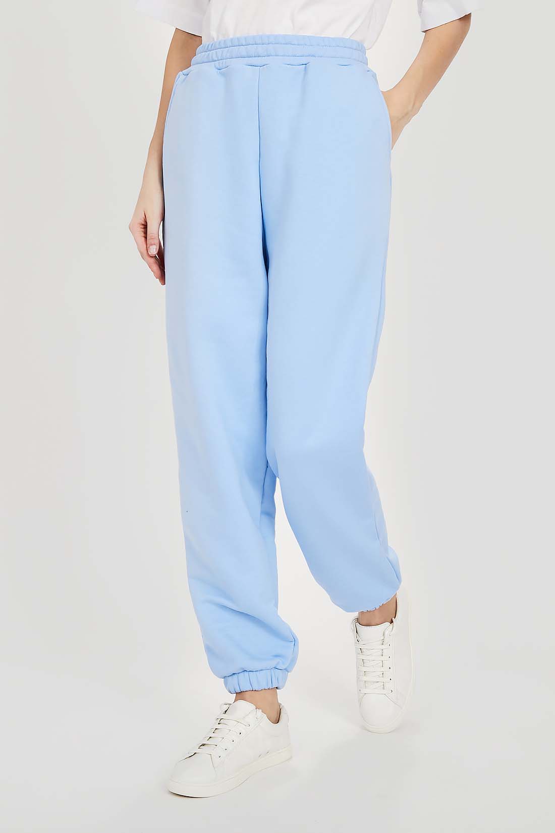 фото Спортивные брюки женские baon b2922001 голубые m