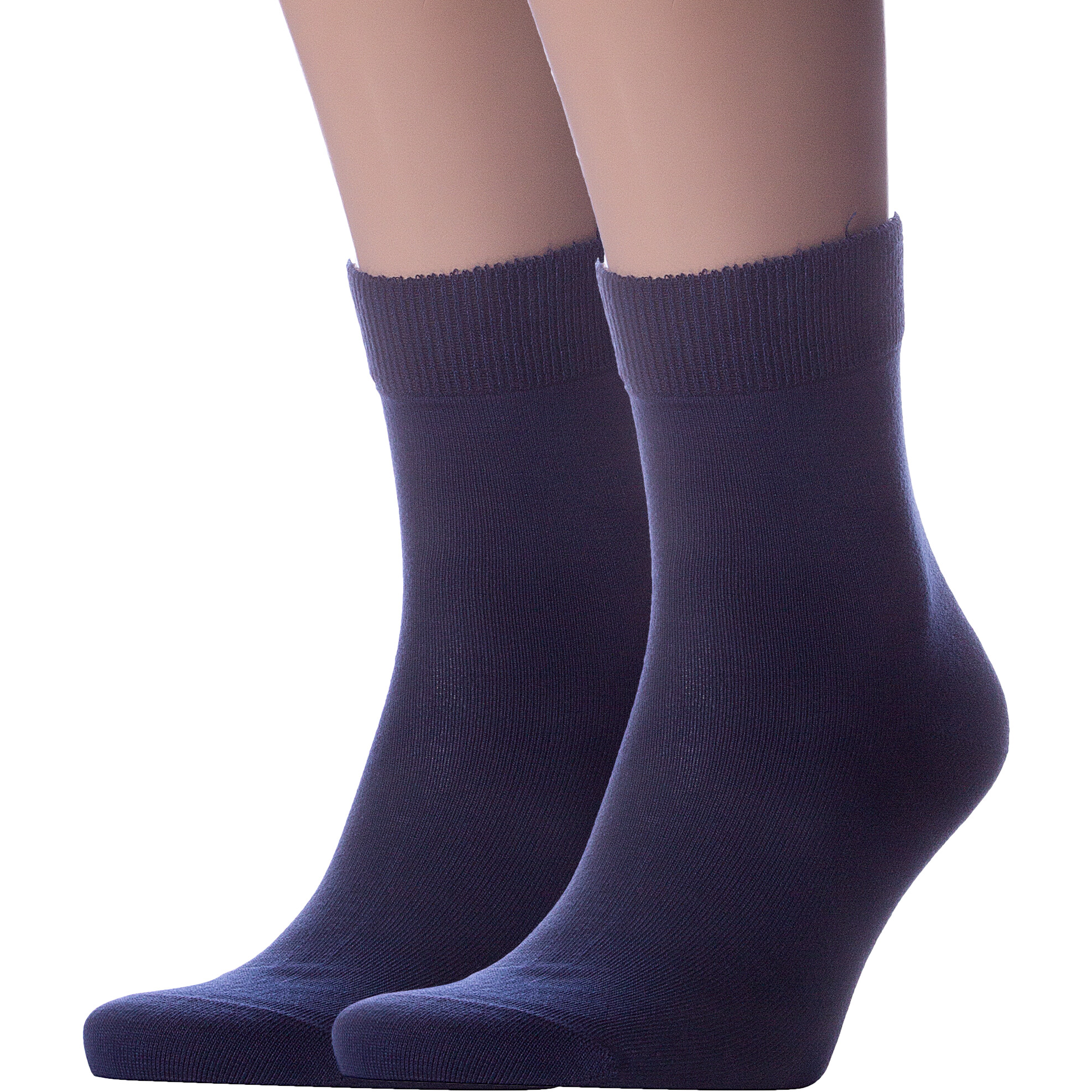 Комплект носков мужских LorenzLine 2-Н17 синих 27, 2 пары