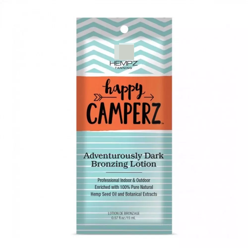 Лосьон для загара Hempz Happy Camperz Bronzer с мгновенным бронзирующим комплексами 15 мл активатор загара histan quick tan