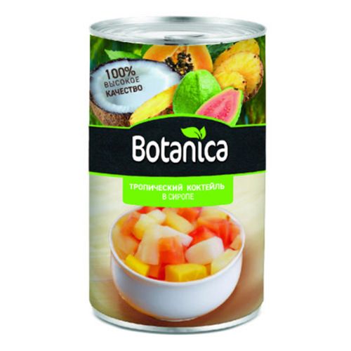 Тропический коктейль Botanica кусочки в сиропе 425 г