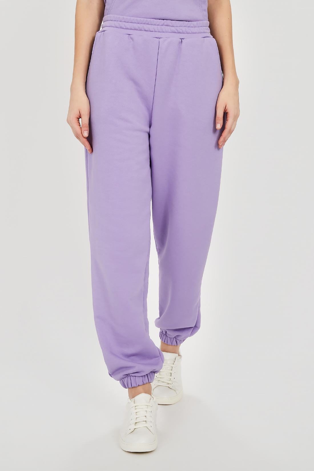 фото Спортивные брюки женские baon b2922001 фиолетовые 2xl