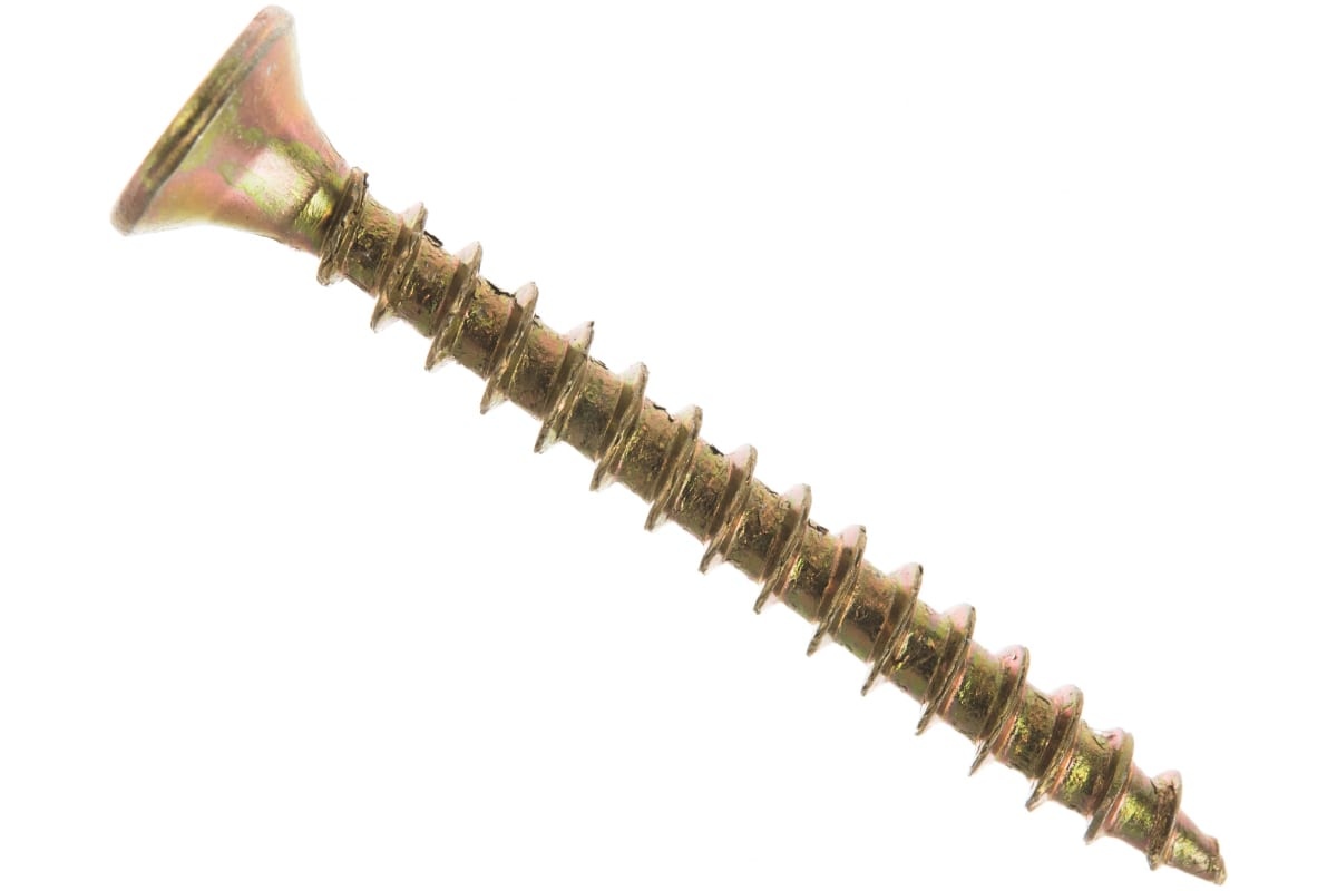 

КРЕП-КОМП Саморез желтый цинк POZY 4,5x40 Фасовка 500шт жд4540ф