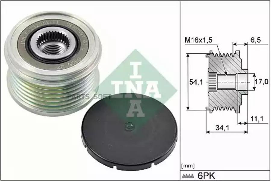 

Шкив генератора Ina/luk 535017910