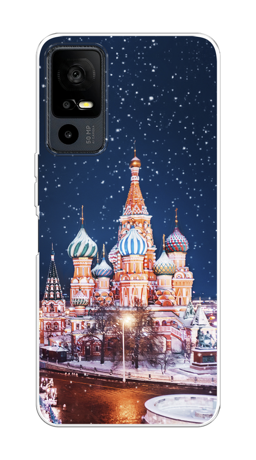 

Чехол на TCL 40R 5G "Москва 1", Коричневый;синий;белый, 291250-1