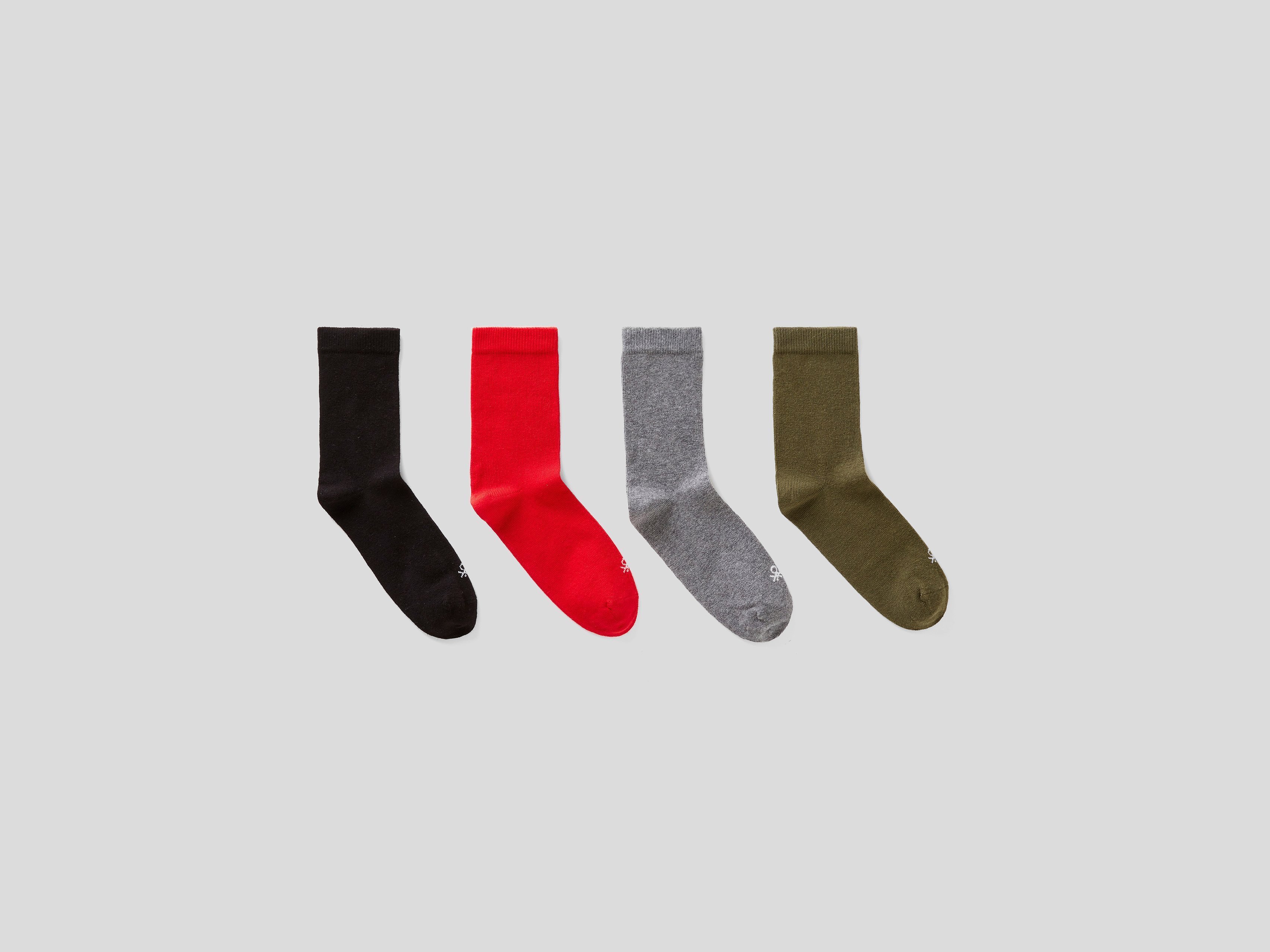 фото Набор из 4х пар носков для мальчиков benetton цв. разноцветный р.2 united colors of benetton