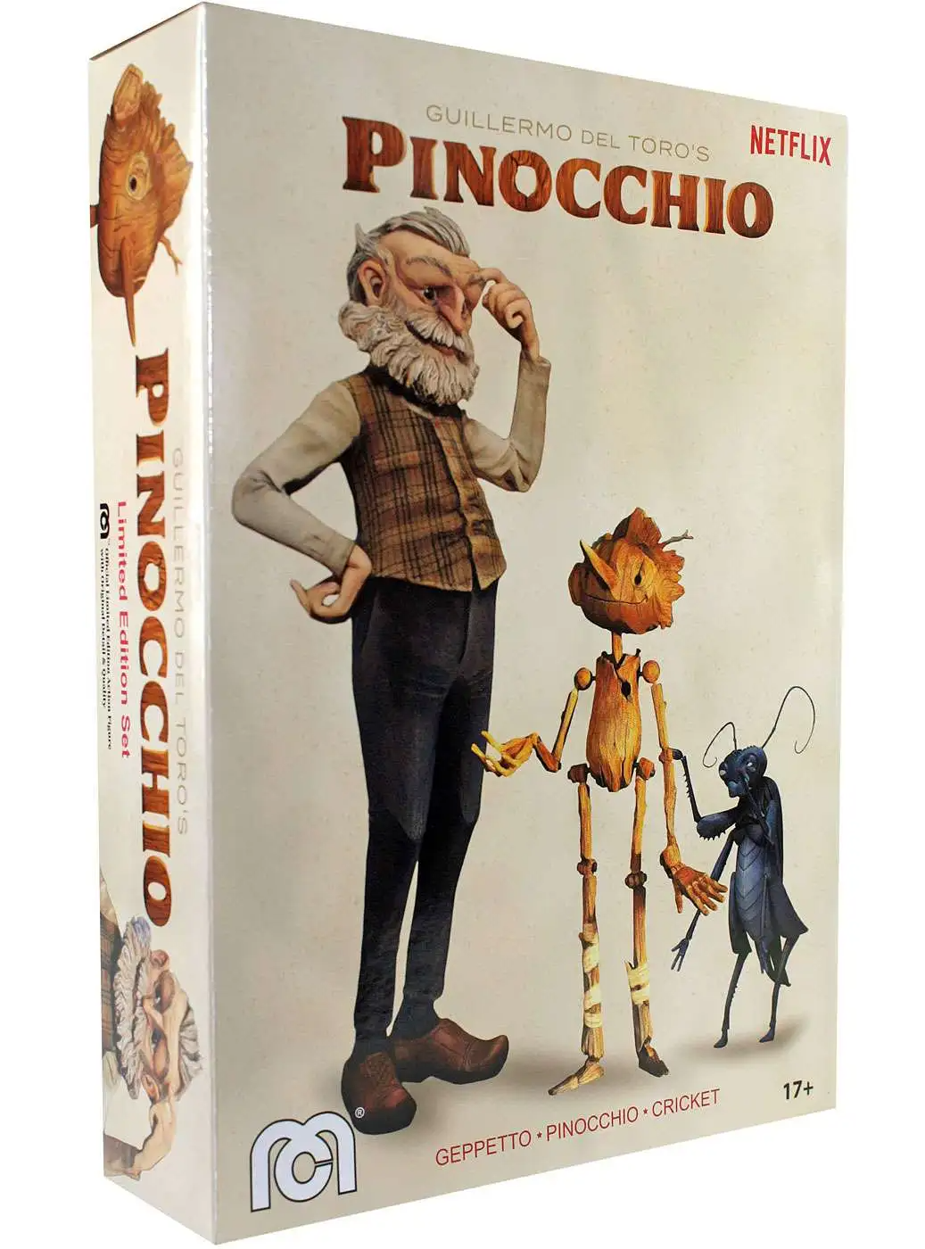 Набор фигурок Mego Pinocchio Guillermo del Toro's 20 см MG50097