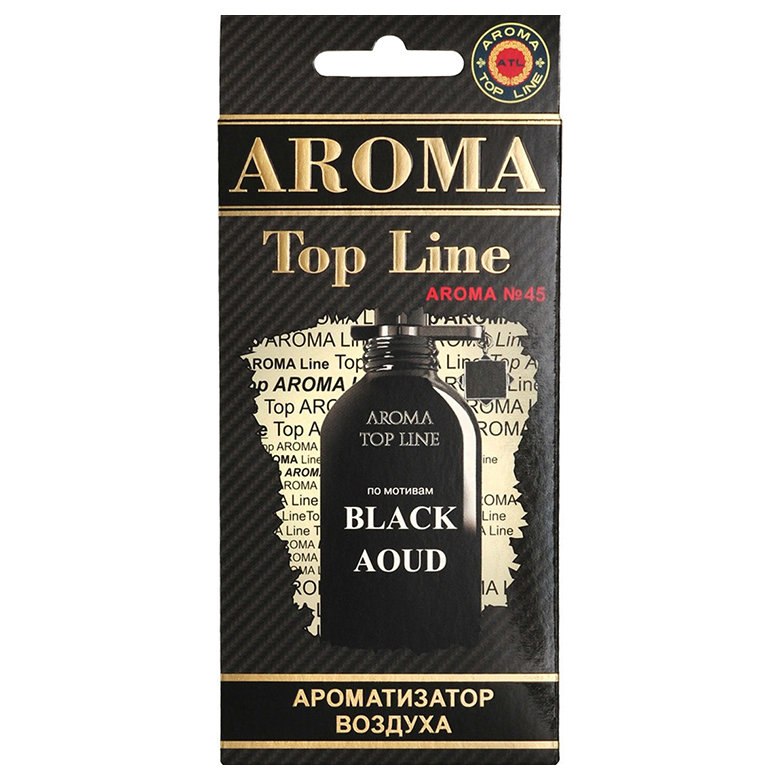 фото Ароматизатор подвесной пластина (№45 montale black aoud) top line