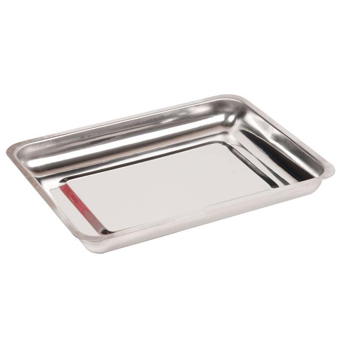 Лоток прямоугольный Sammar П-20400 ЛМПр-300, 300х220х30 мм (медицинская сталь)