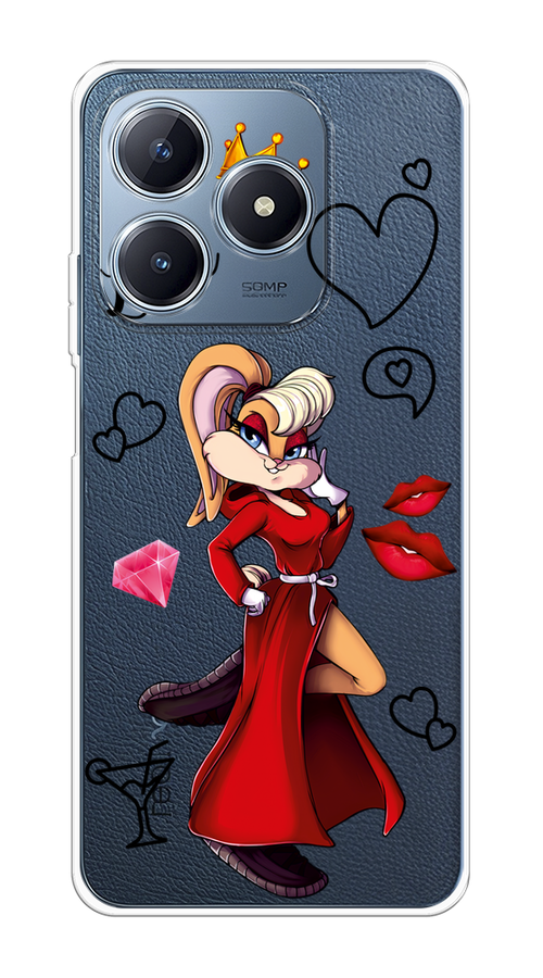

Чехол Case Place на Realme C63 "Rich Lola Bunny", Красный;бежевый;оранжевый, 2517350-1