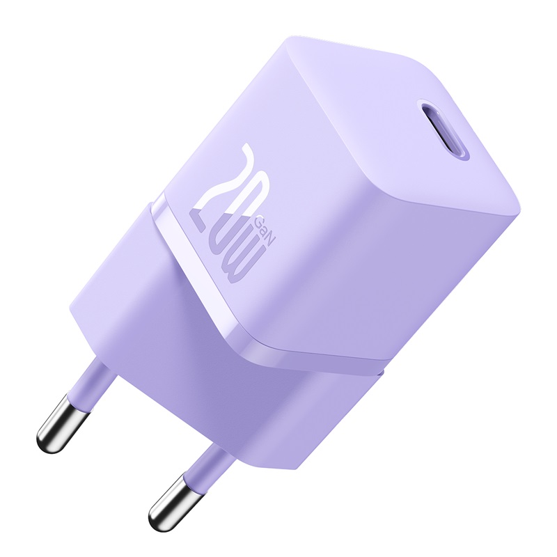 Сетевое зарядное устройство Baseus GaN5 Fast Charger(mini) type-c 1xUSB Type-C фиолетовый