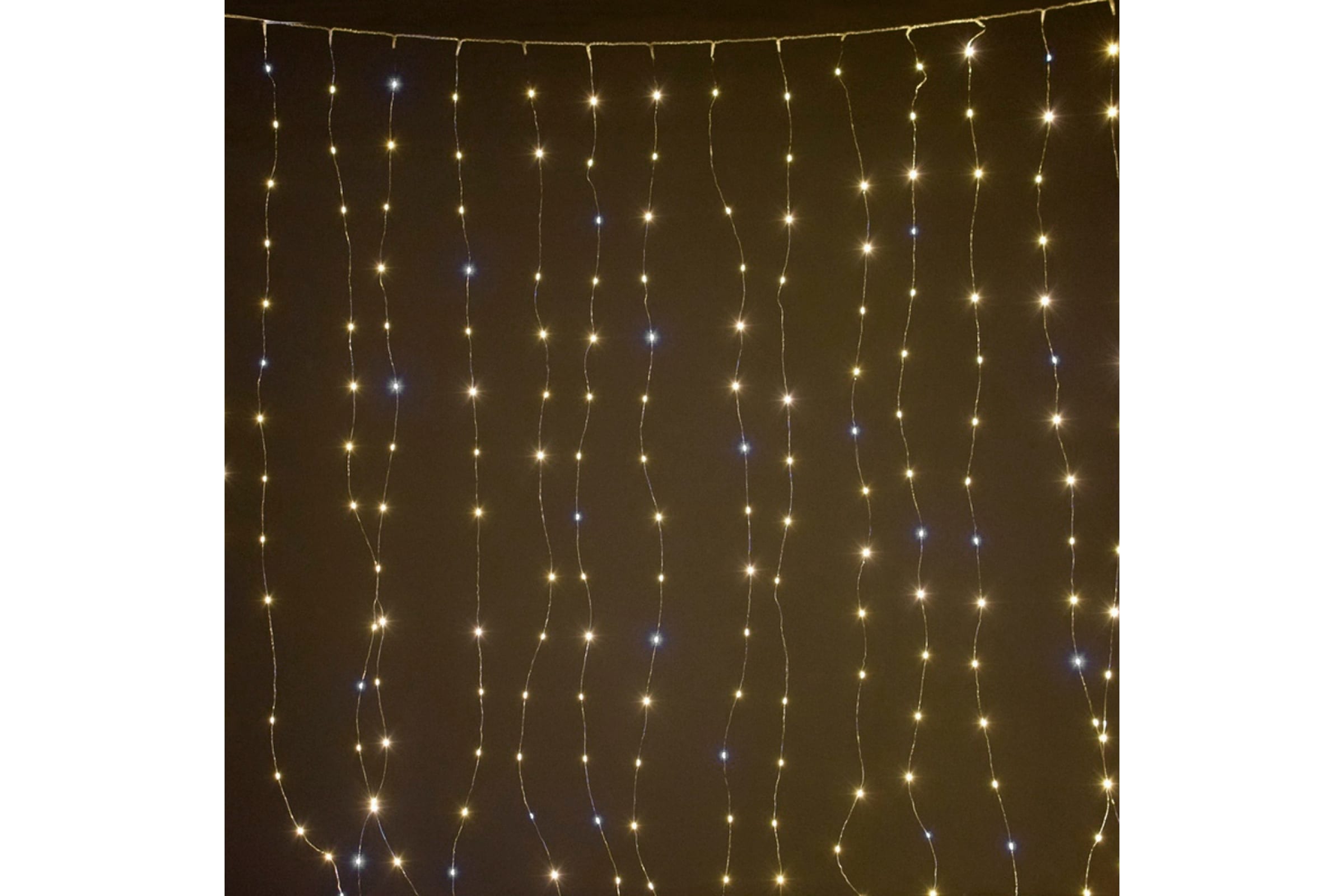 SHLights Светодиодный Занавес 400 минисветодиодов 2,2х2,2 метра, теплый белый CLLDM400-WW-