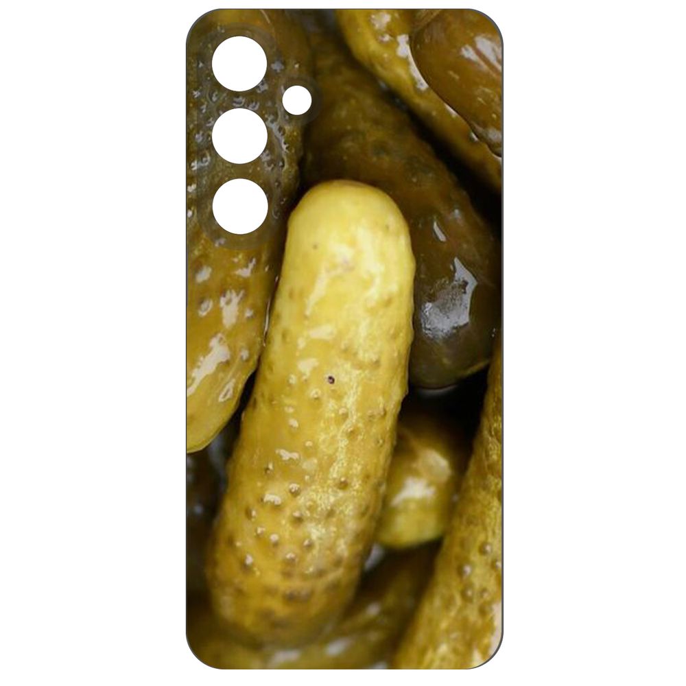 

Чехол-накладка Krutoff Soft Case Огурчики для Samsung Galaxy S24 черный