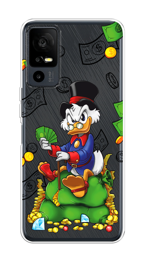 

Чехол на TCL 40R 5G "Scrooge Richness", Черный;синий;зеленый, 291250-1