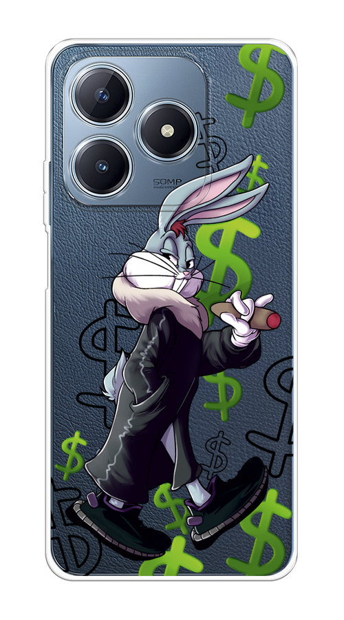 

Чехол Case Place на Realme C63 "Rich Bugs Bunny", Зеленый;черный;голубой, 2517350-1