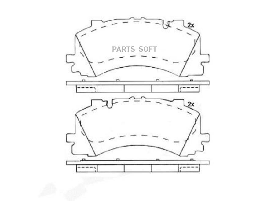 

Тормозные колодки brembo p85170