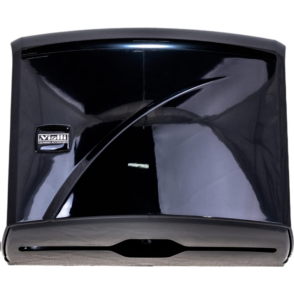 VIALLI Диспенсер для листовых полотенец Z сложение 200 листов K1B черный 12347