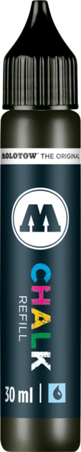 

Заправка на меловой основе Molotow CHALK Refill 30мл, Черный