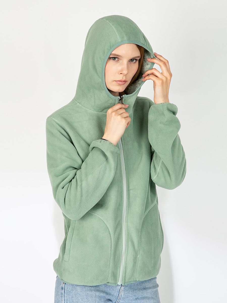 Толстовка женская Modniki 2323007W зеленая 3XL 5099₽