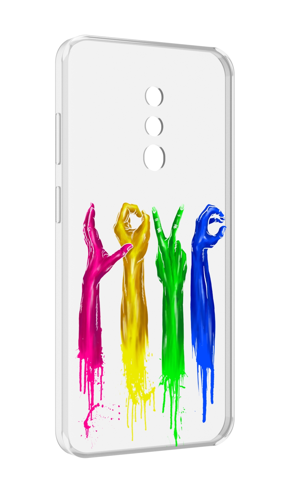 

Чехол MyPads яркие руки love для Blackview BV5200, Прозрачный, Tocco