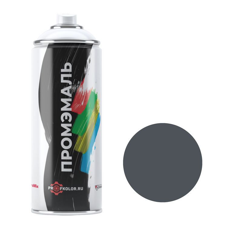 

Аэрозольная краска Profkolor RAL - RAL 7012, Basaltgrau, серый, полуматовая, 650 мл., A-RAL-Grey