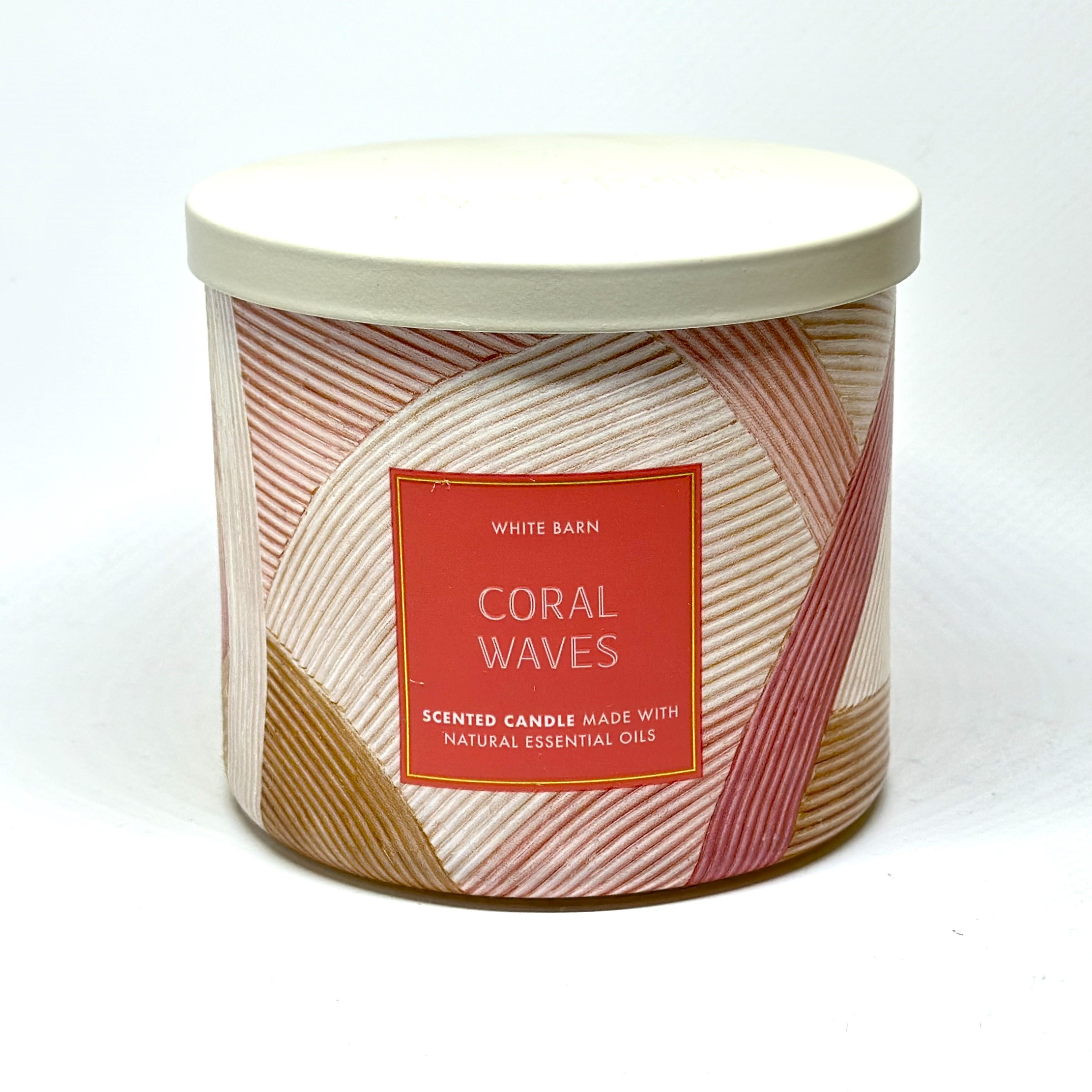 Свеча ароматическая Bath and Body Works Coral Waves с 3-мя фитилями