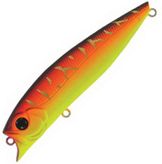 

Воблер Tsuribito Jerk Pop 90F, 029, Matte Orange Tiger, Желтый;золотистый;оранжевый;черный