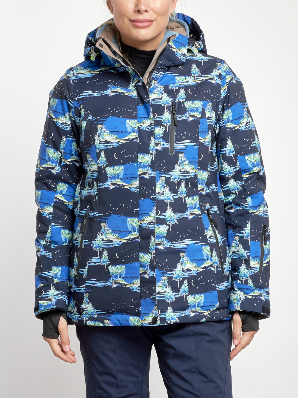 

Горнолыжная куртка CHUNMAI AD3320 Navy blue M INT, Синий, AD3320