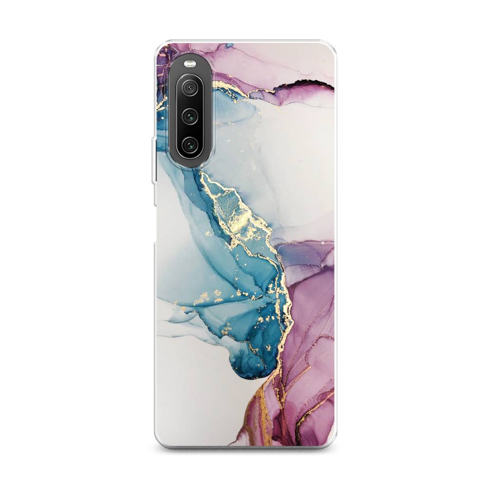 

Чехол на Sony Xperia 10 IV "Розовые разводы рисунок", 55250-3