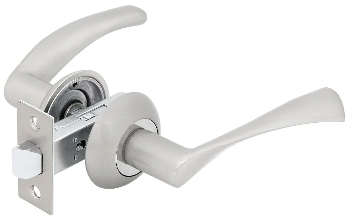 

Комплект ручек на розетке FZ SET 03L Фабрика замков, матовый никель, Серебристый, Фабрика замков-FZ-SET-03L-40