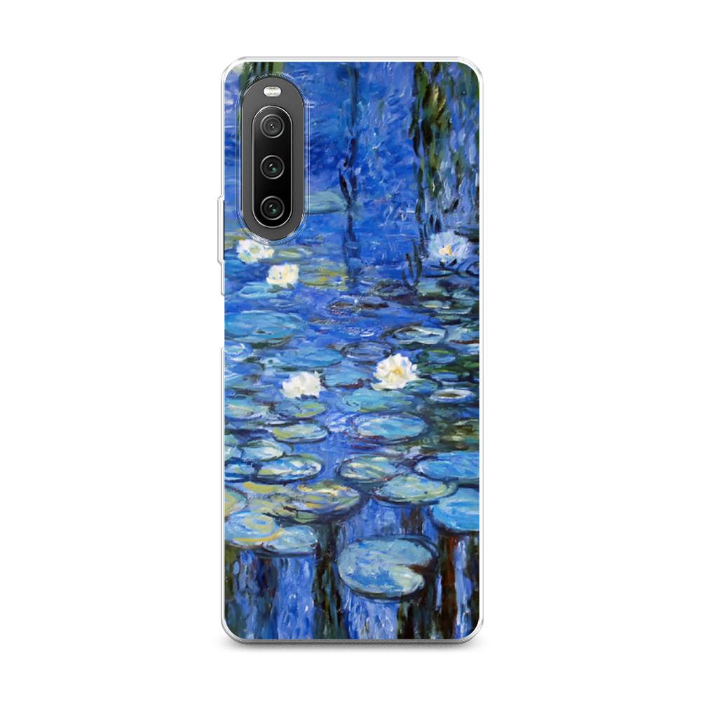 

Чехол на Sony Xperia 10 IV "Нарисованный пруд", Синий;зеленый, 55250-4