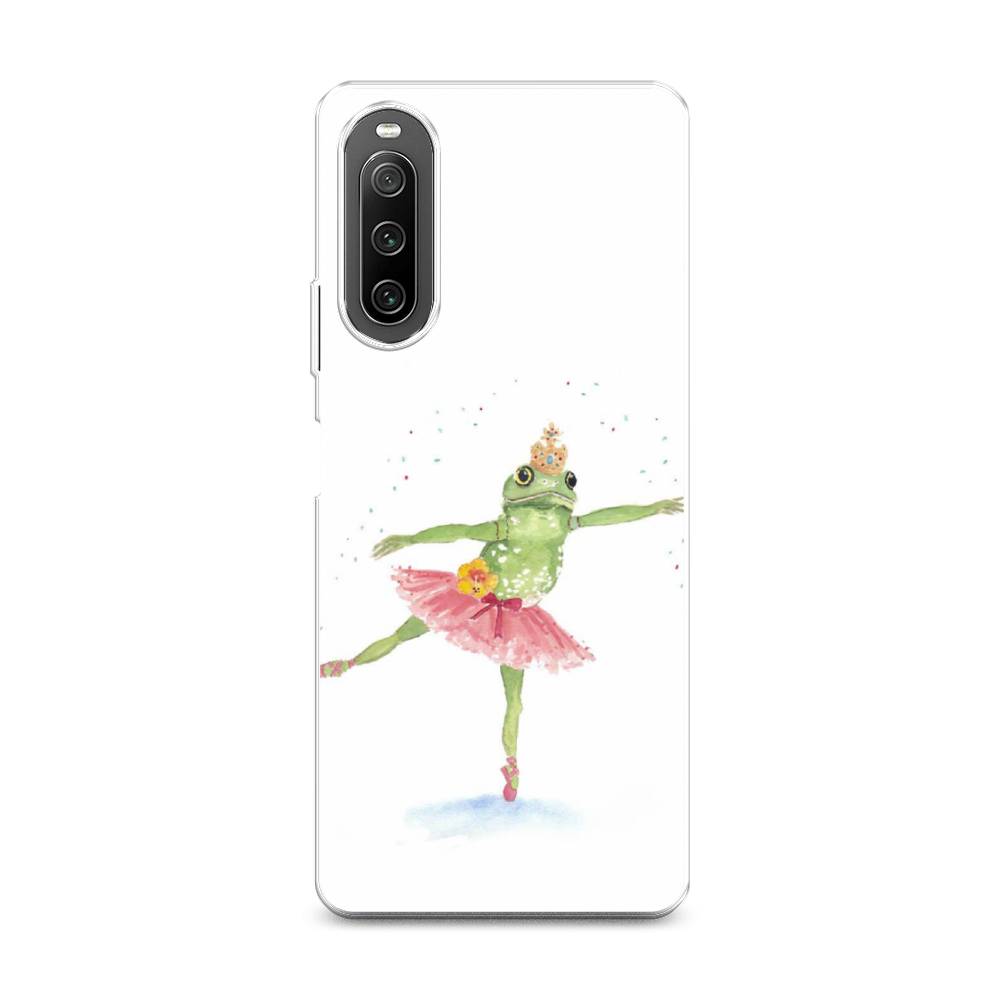 

Чехол на Sony Xperia 10 IV "Лягушка-балерина", Зеленый, 55250-4