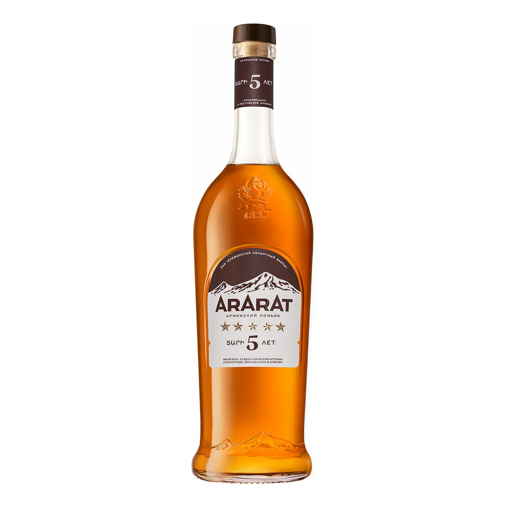 

Коньяк Арарат 5 звезд 40% 0,5 л