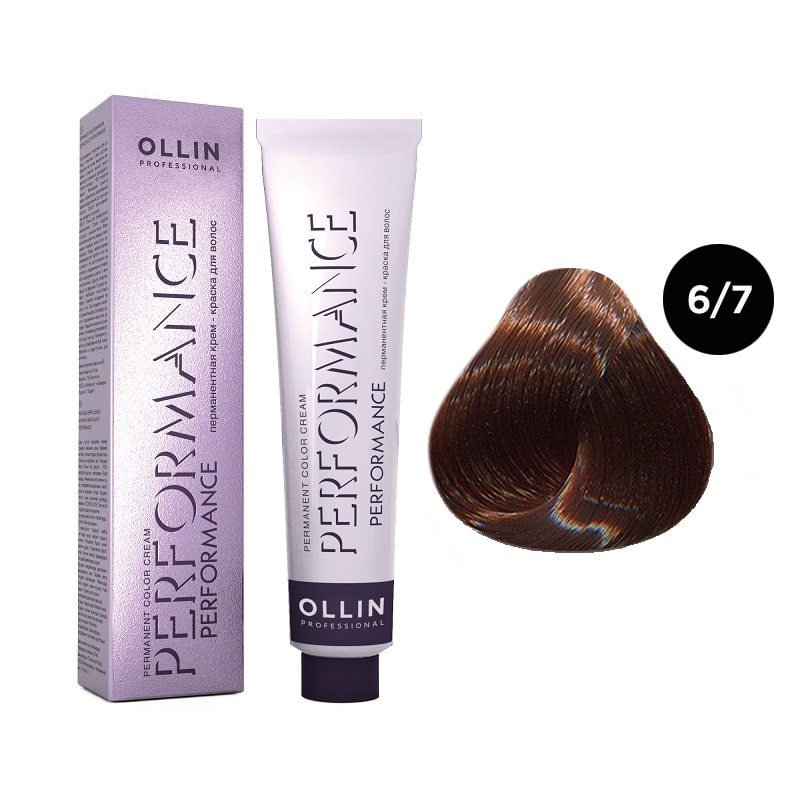 

Краска для волос Ollin Professional Performance 6/7 Темно-русый коричневый 60 мл