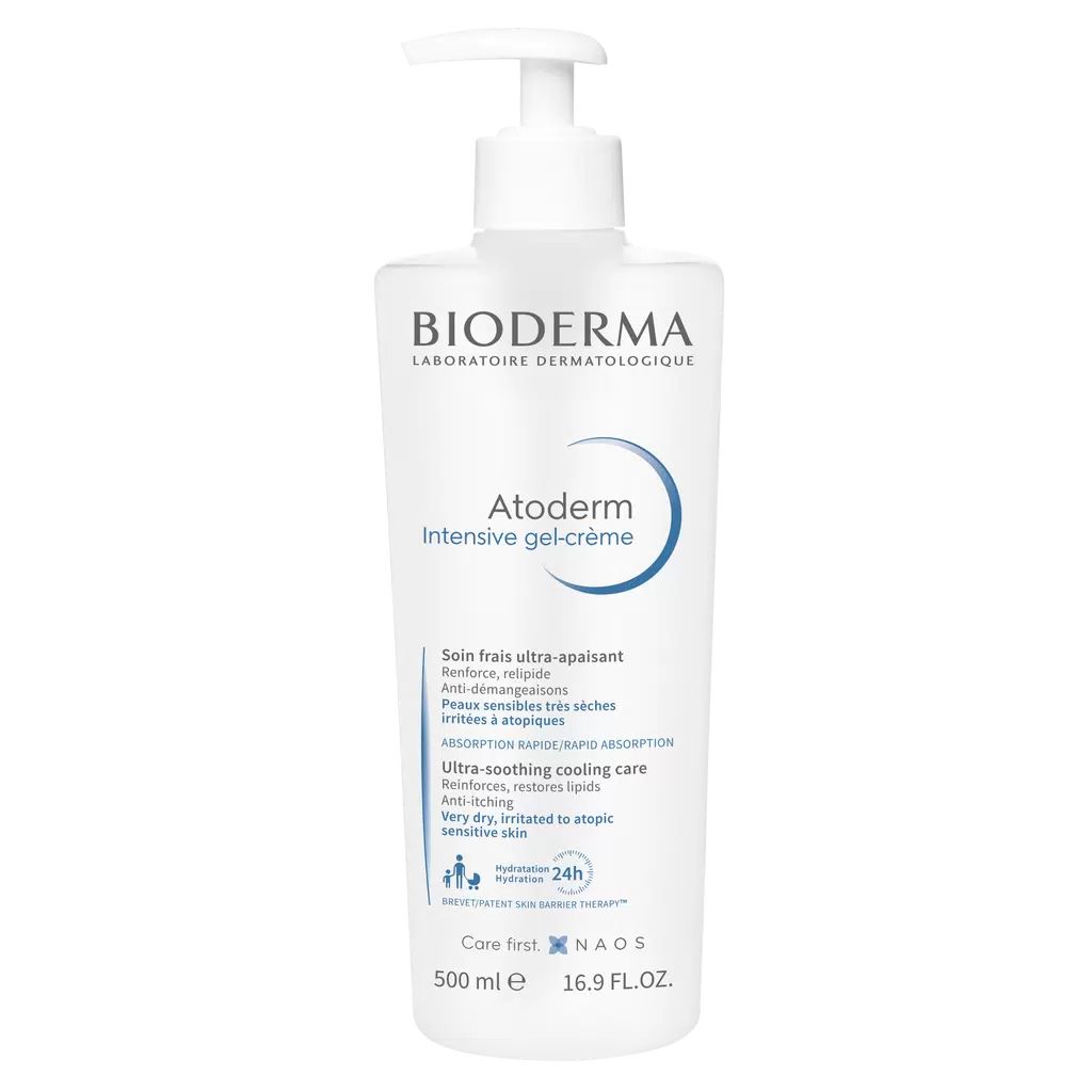 Гель-крем для лица и тела Bioderma Atoderm Intensive увлажняющий, для сухой кожи, 500 мл