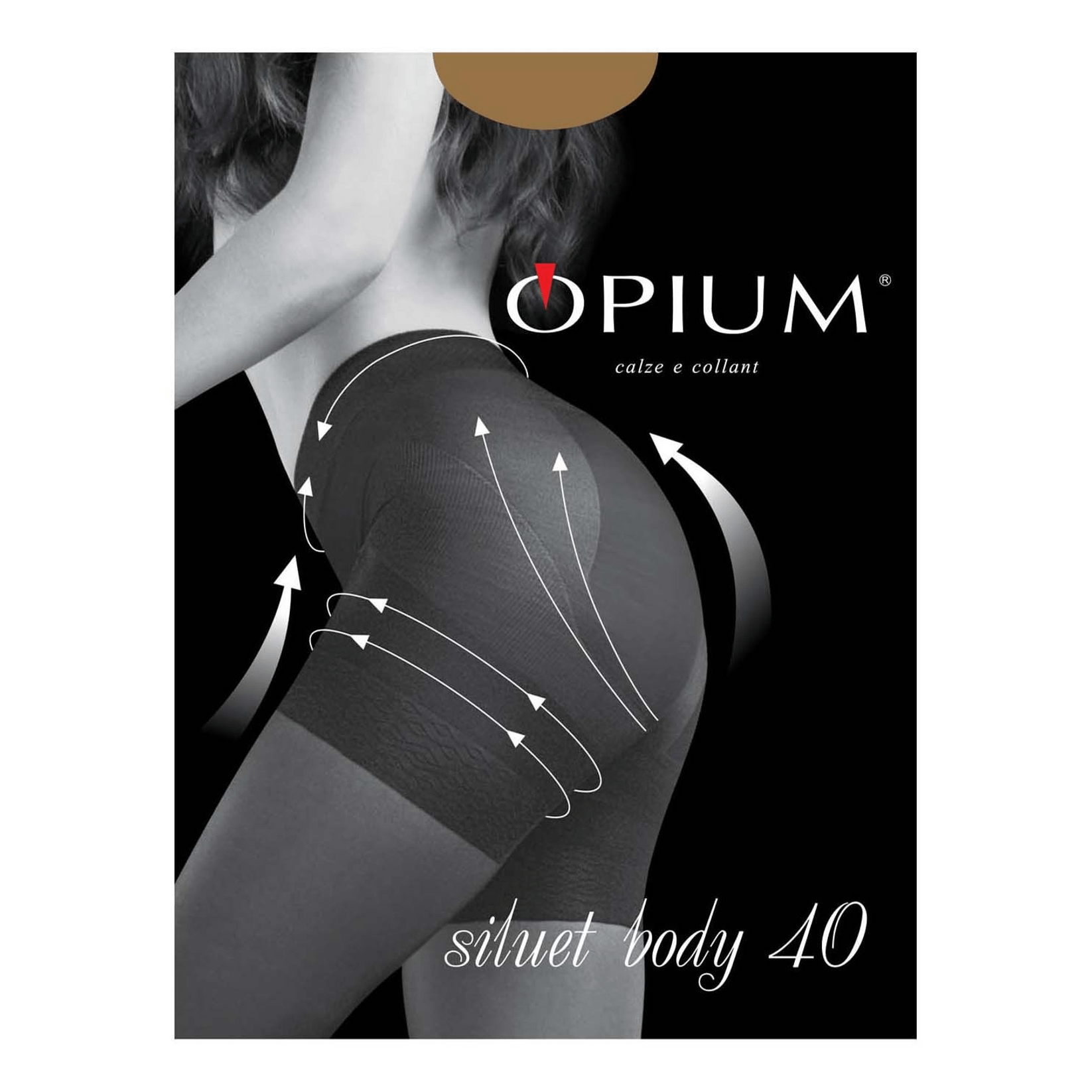 Колготки женские Opium черные 3