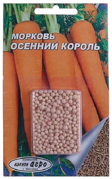

Семена овощей Аэлита Морковь Осенний король 300 шт.
