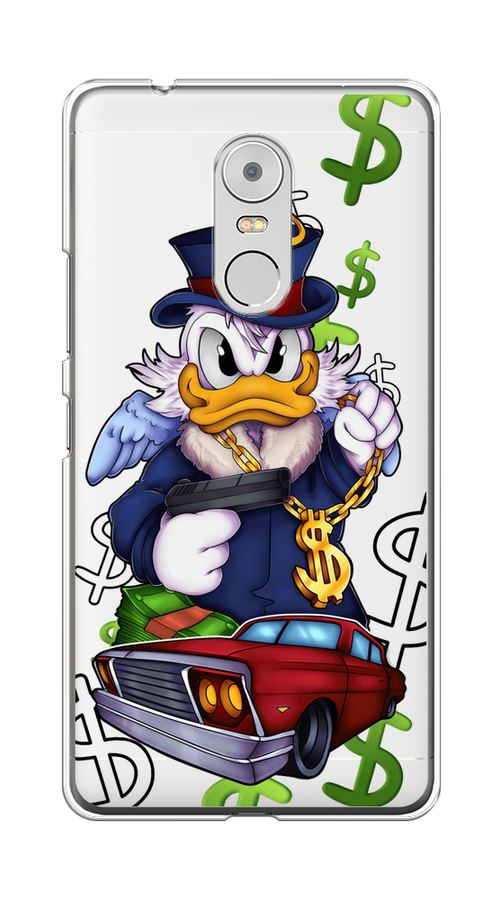 

Чехол на Lenovo K6 Note "Scrooge McDuck with a Gold Chain", Красный;синий;белый, 112250-6
