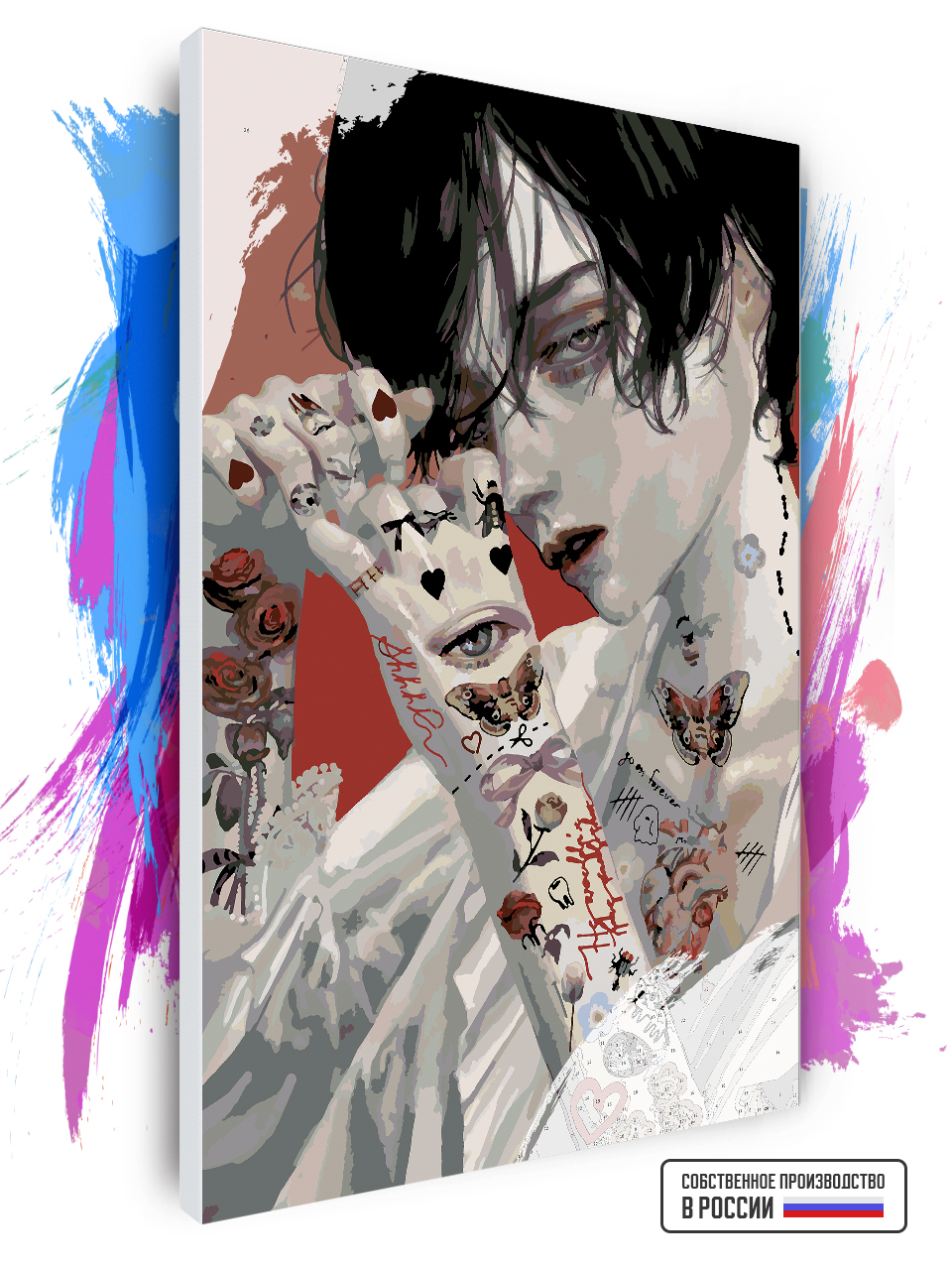 

Картина по номерам Красиво Красим на холсте Tattoo Boy 50 х 80 см, 78915