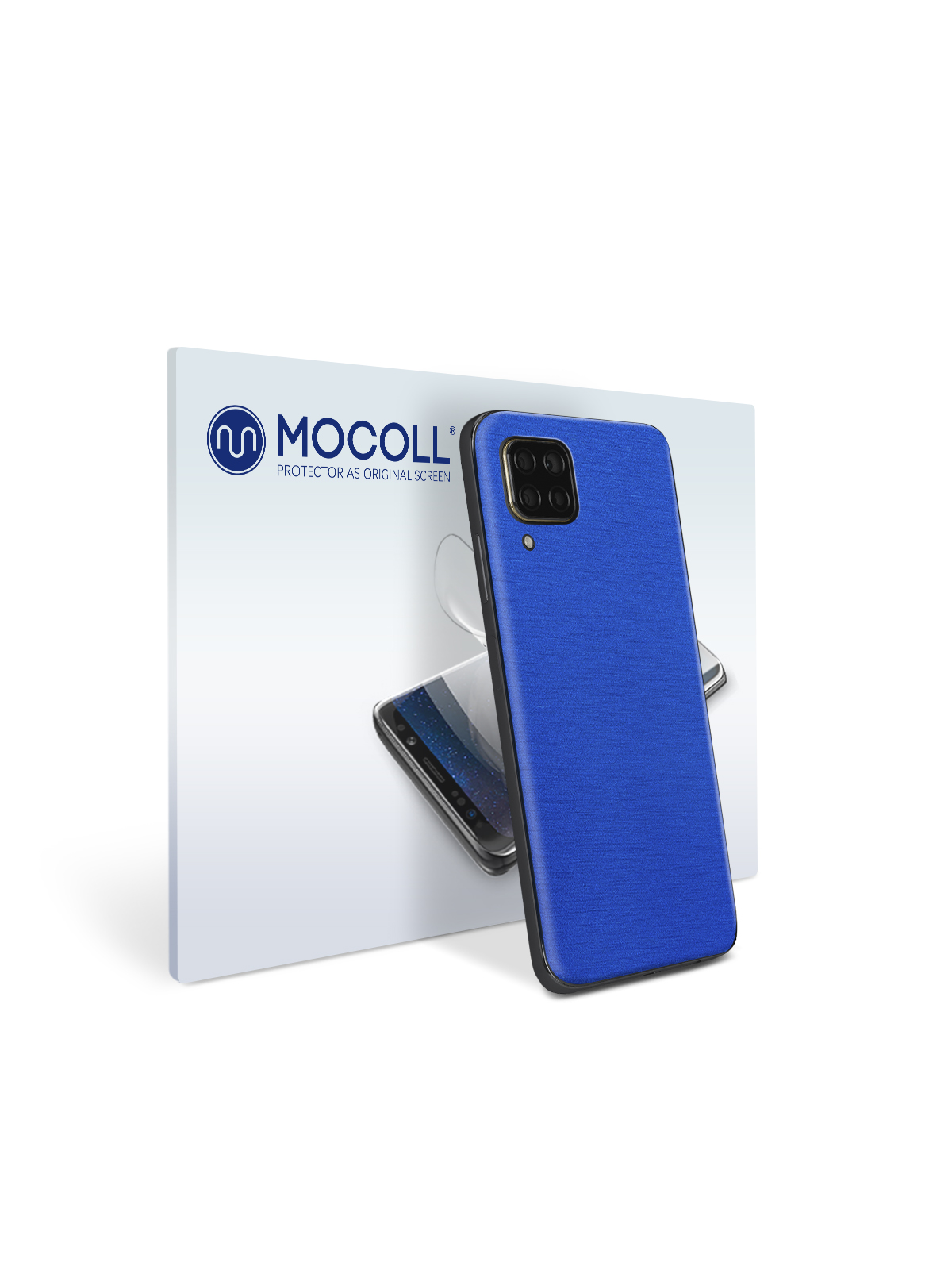 

Пленка защитная MOCOLL для задней панели Huawei P30 Металлик Синий