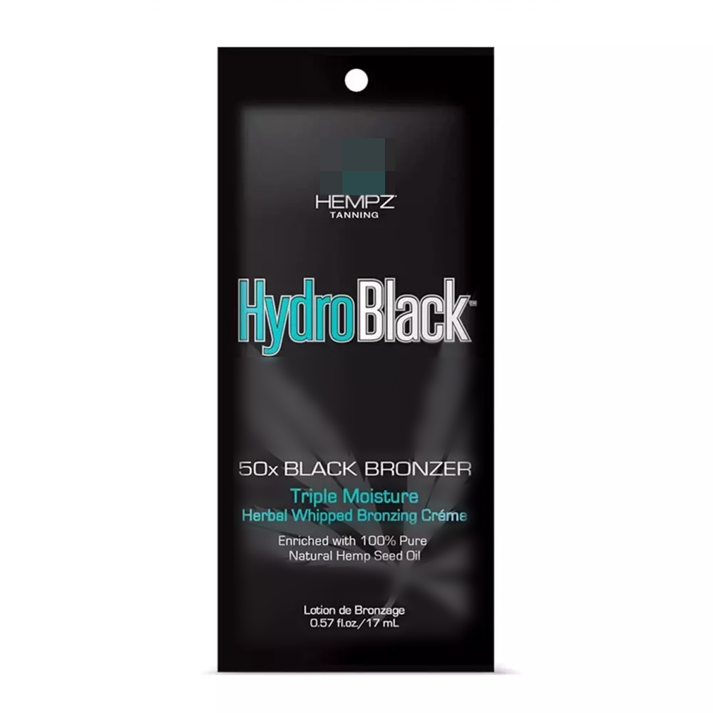 Активатор загара Hempz Hydroblack 50x Black Bronzer с комплексным бронзированием 15 мл белита лосьон активатор увлажняющий для тела после загара усилитель загара солярис 150 0