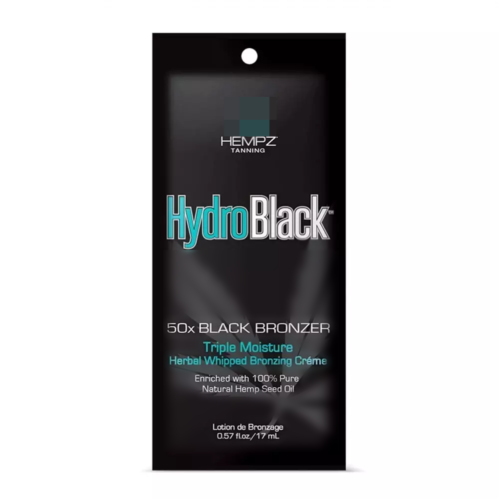 Активатор загара Hempz Hydroblack 50x Black Bronzer с комплексным бронзированием 15 мл лосьон для загара hempz beach bud с комплексным бронзированием 250 мл