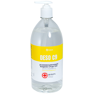 Средство дезинфицирующее DESO для рук и поверхностей с дозатором 1л, 550070